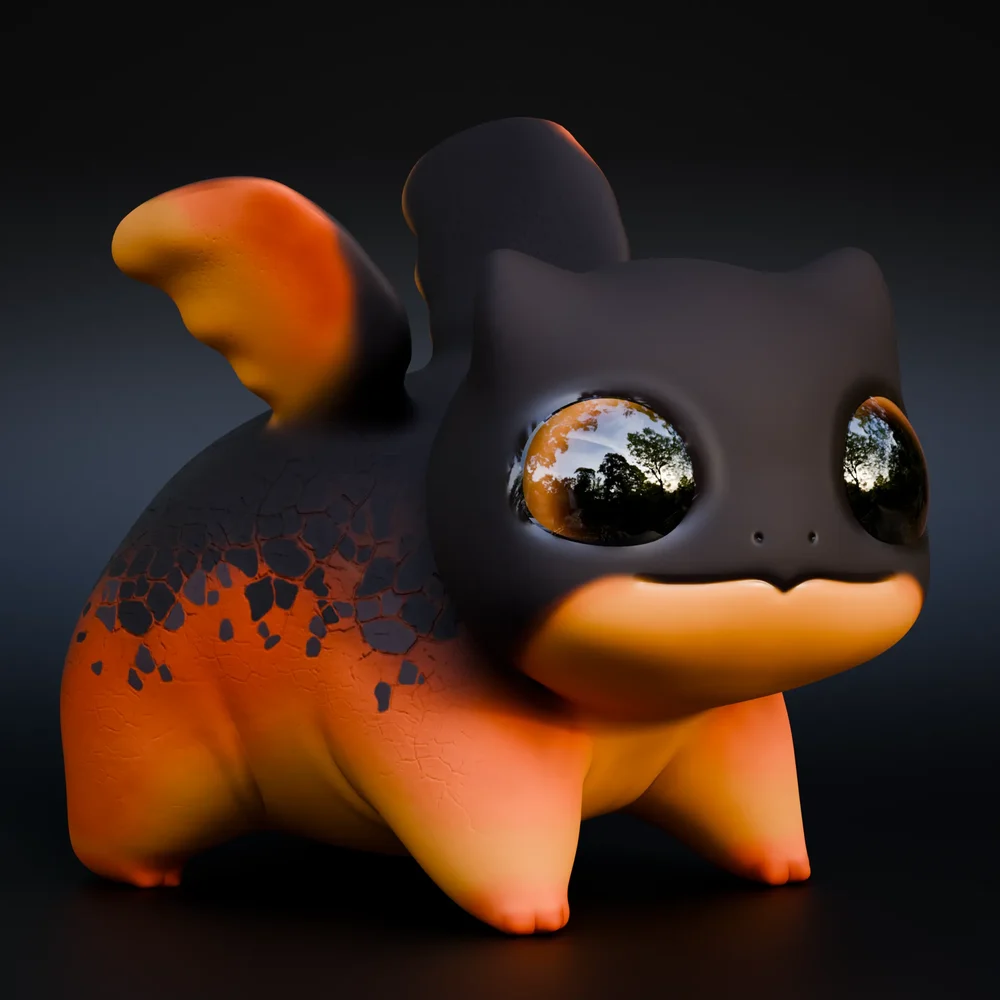 Magma Dragon (Rigged)