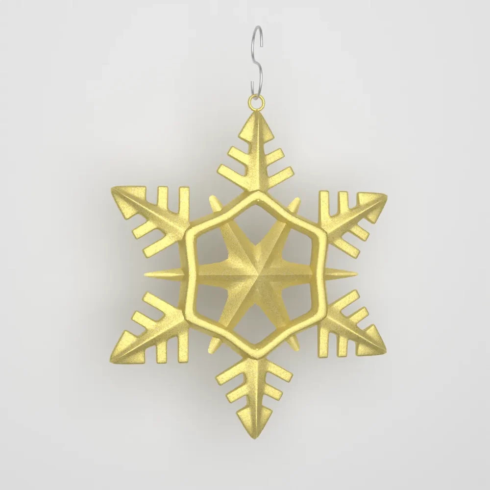 Snowflake Christmas Ornament