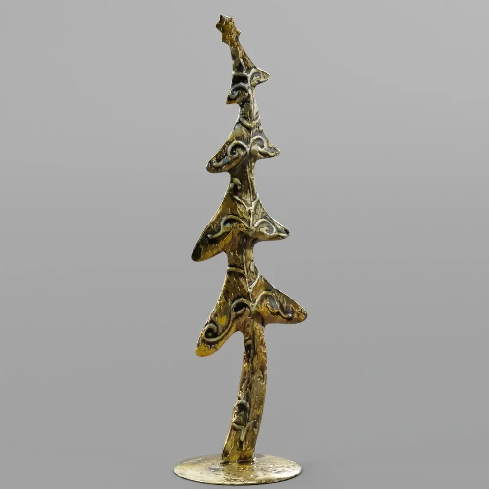 Iron Christmas Tree 3d Scan