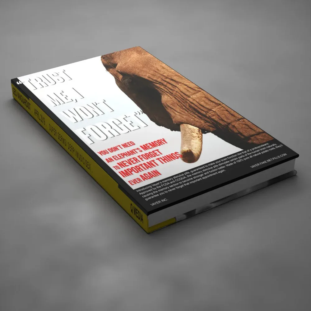 Thick Cover Magaine With Wild Life