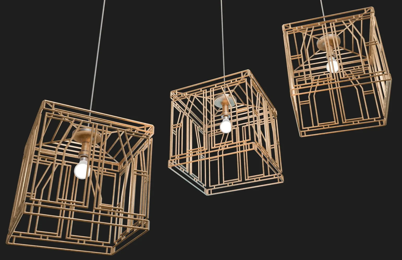 Art Deco Ceiling Lamp 001