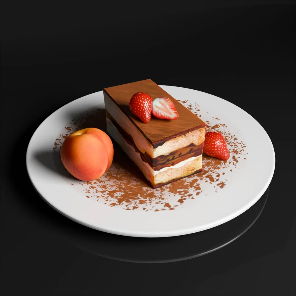 Tiramisu With Fruits