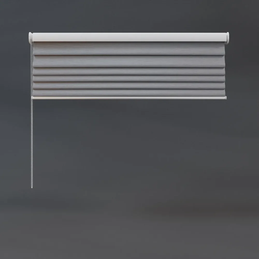 Roman Blinds Quarter Grey