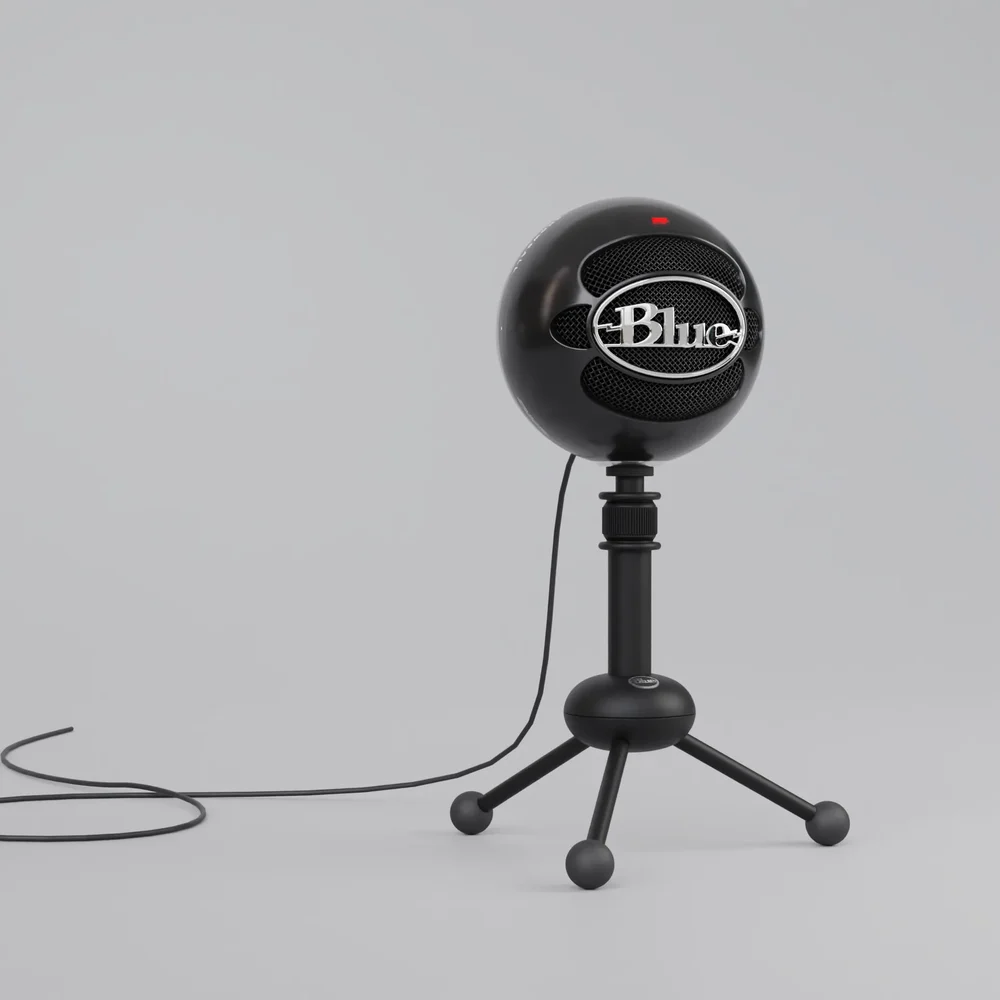 Snowball Blue Microphone Black