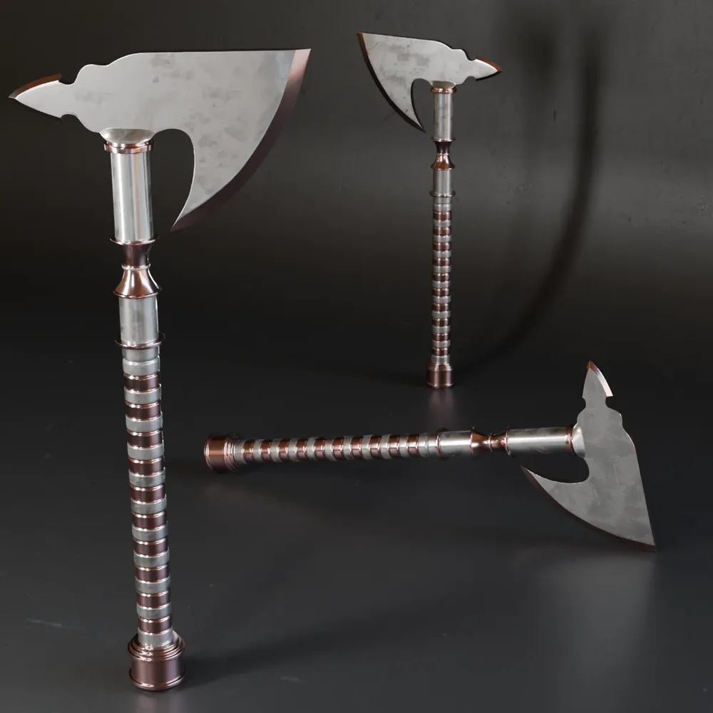 Mk Axe Lowpoly-043