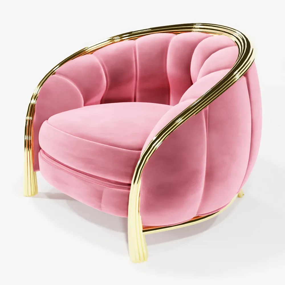Curve Velvet Chair