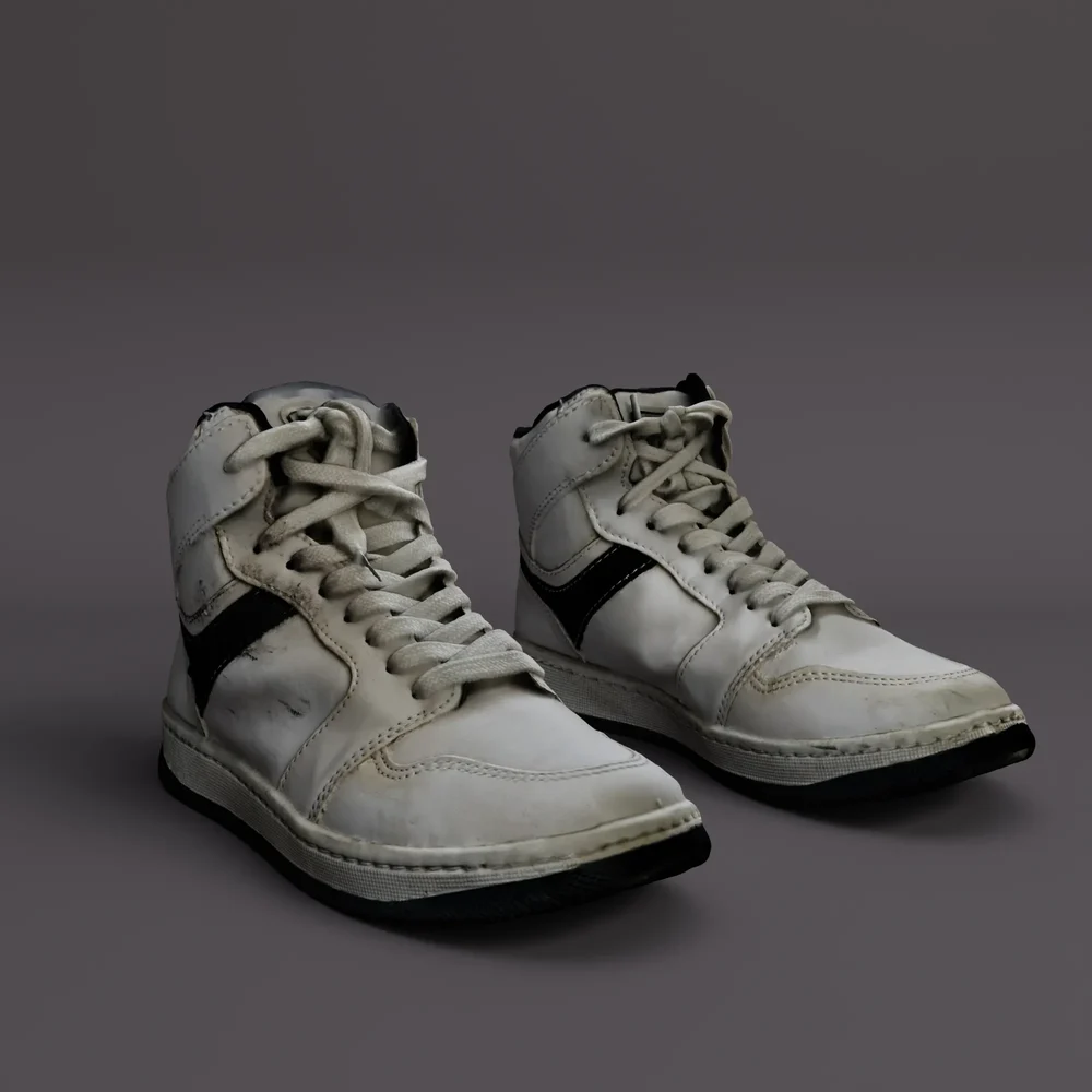 Used White Sneakers