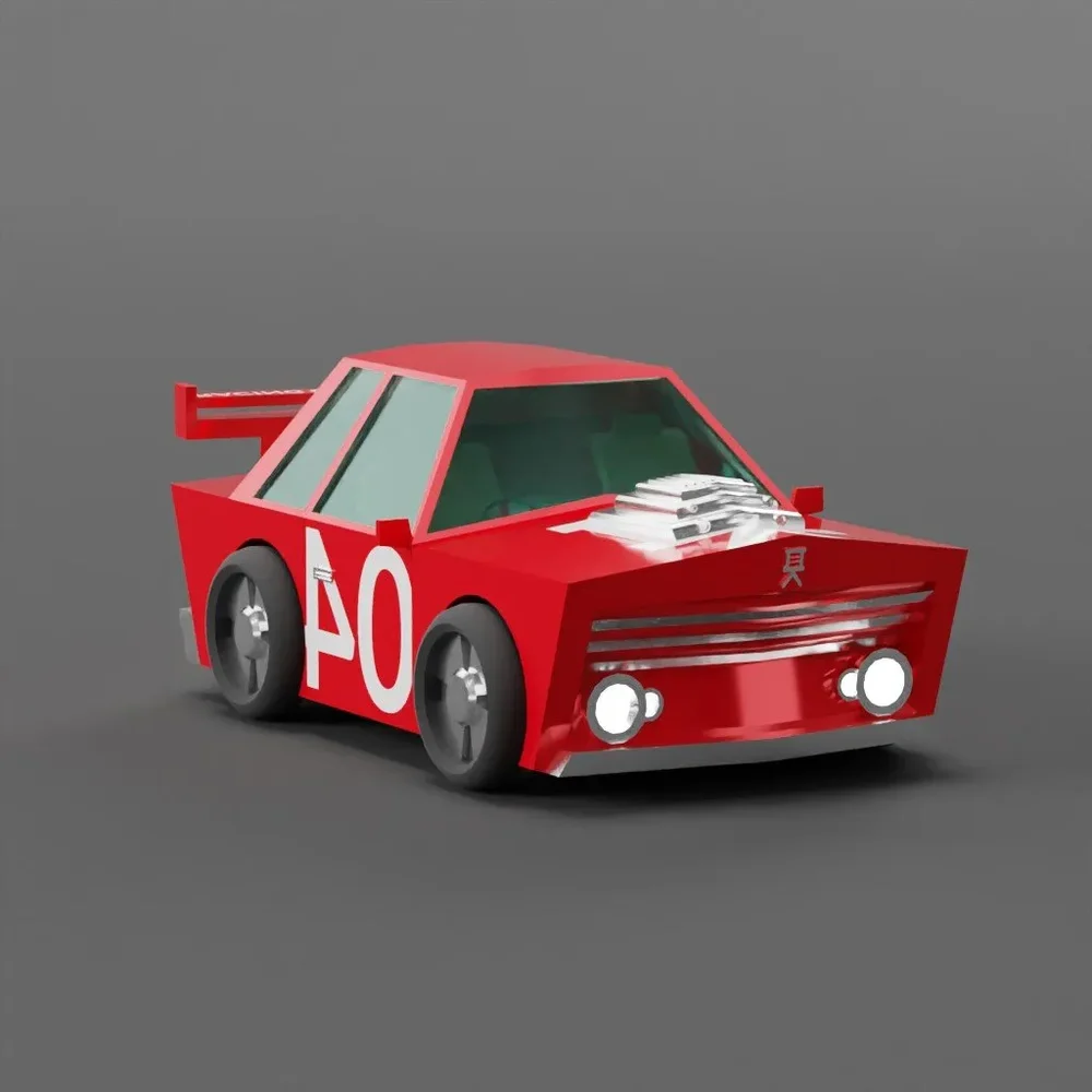Car (Low Poly) Rigged