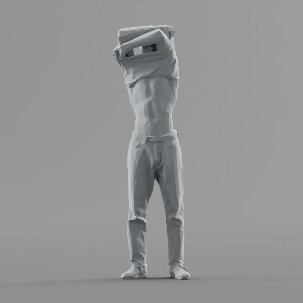 Lowpoly Male Standing
