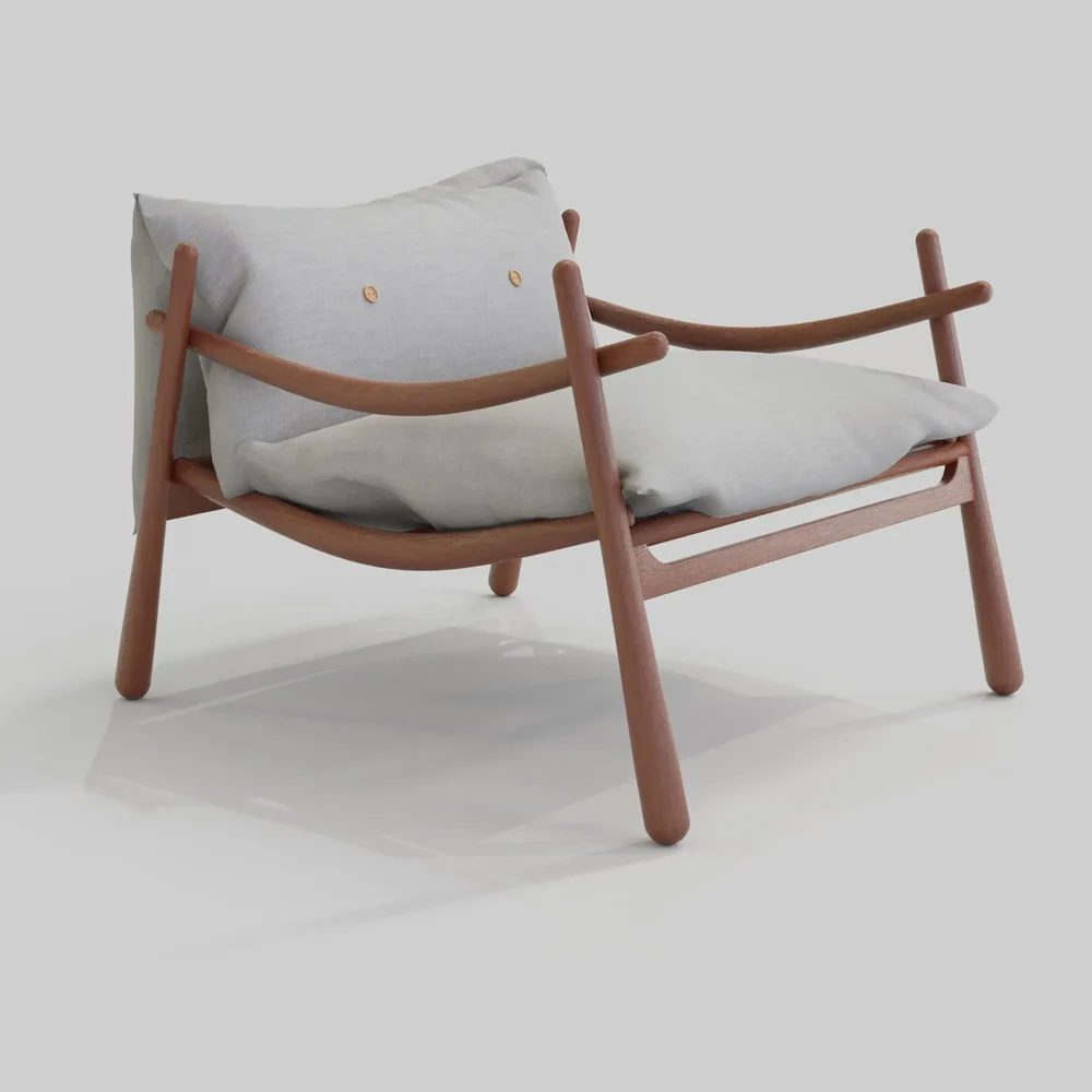 Wood Armchair