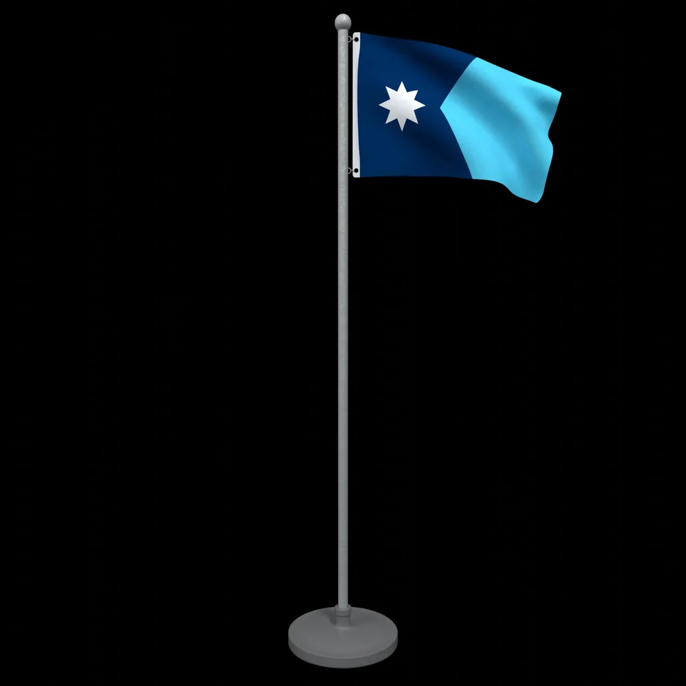Animated Flag Of Minnesota State