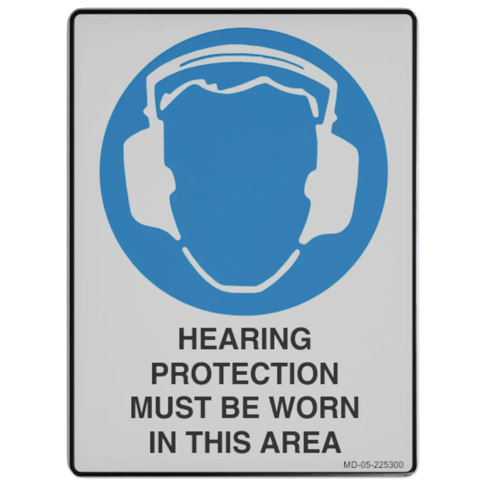 Sign – Hearing Protection Must Be Worn In This Area.