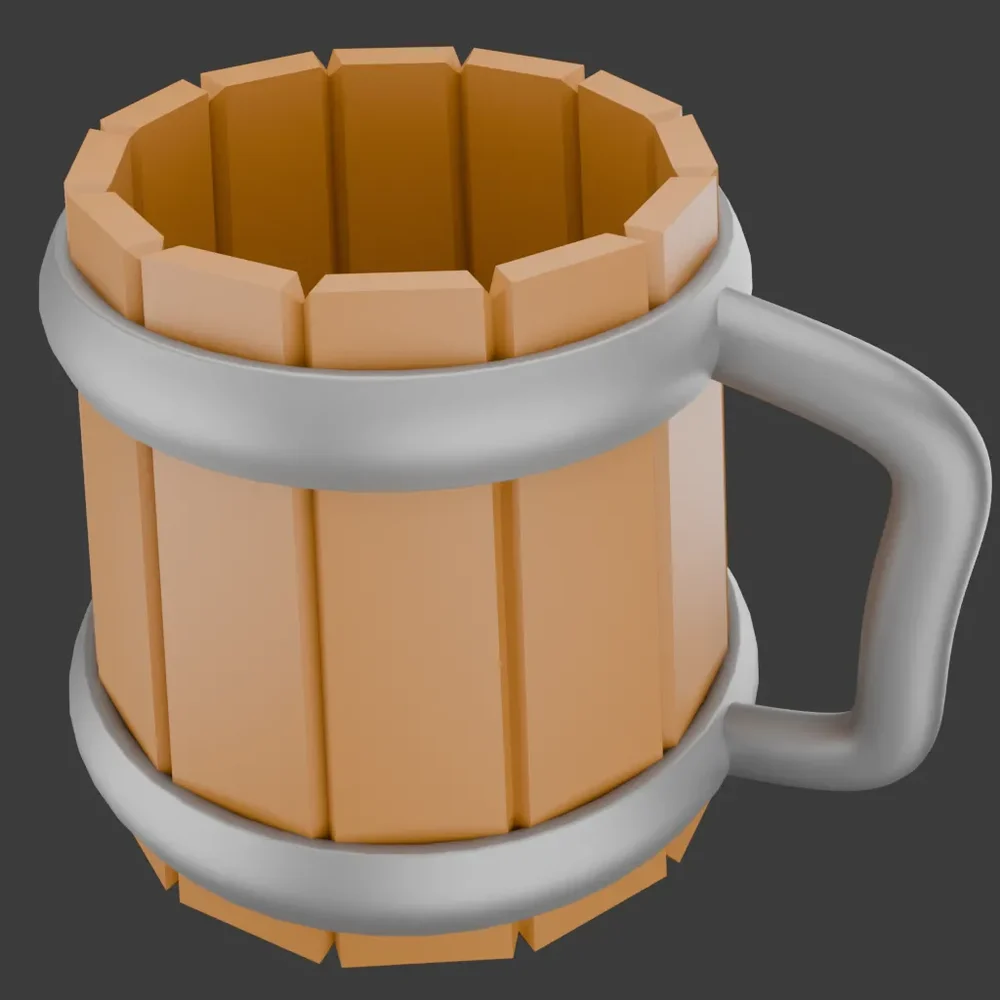 Wooden Beer Mug