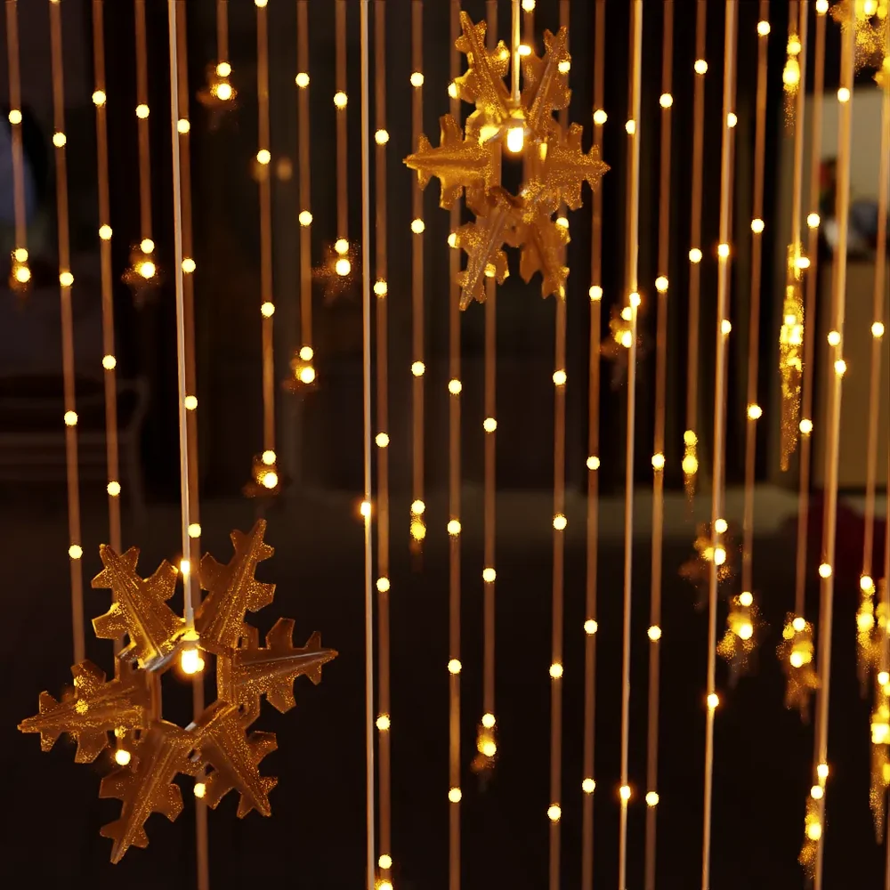 Garland With Snowflakes