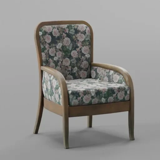 Floral Armchair2