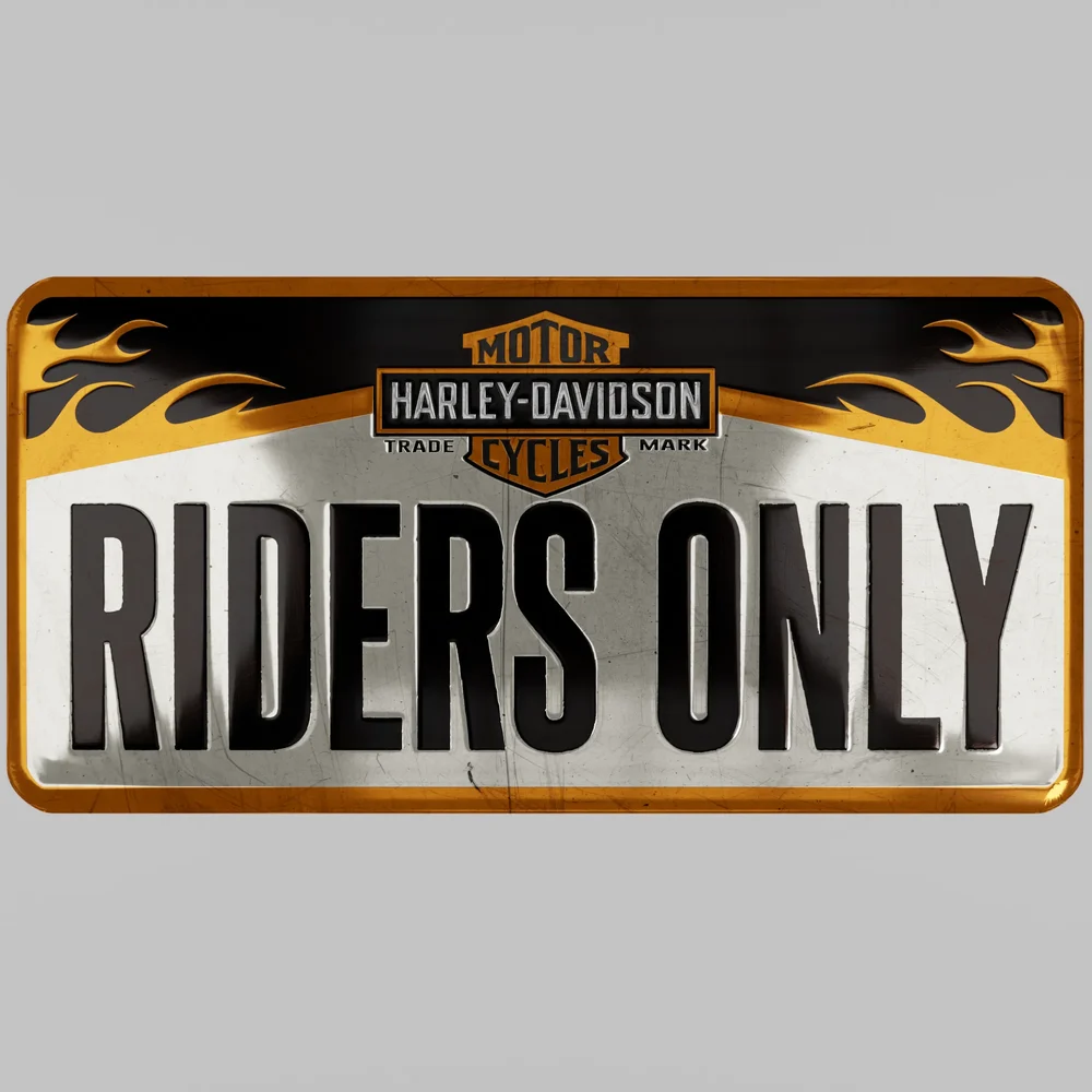 Harley Davidson Riders Only Old