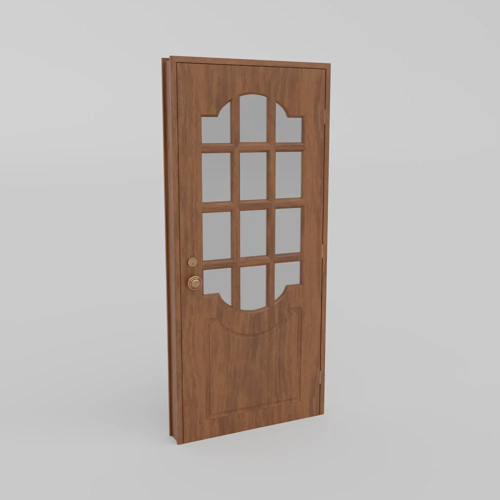 Door With Glass Panels