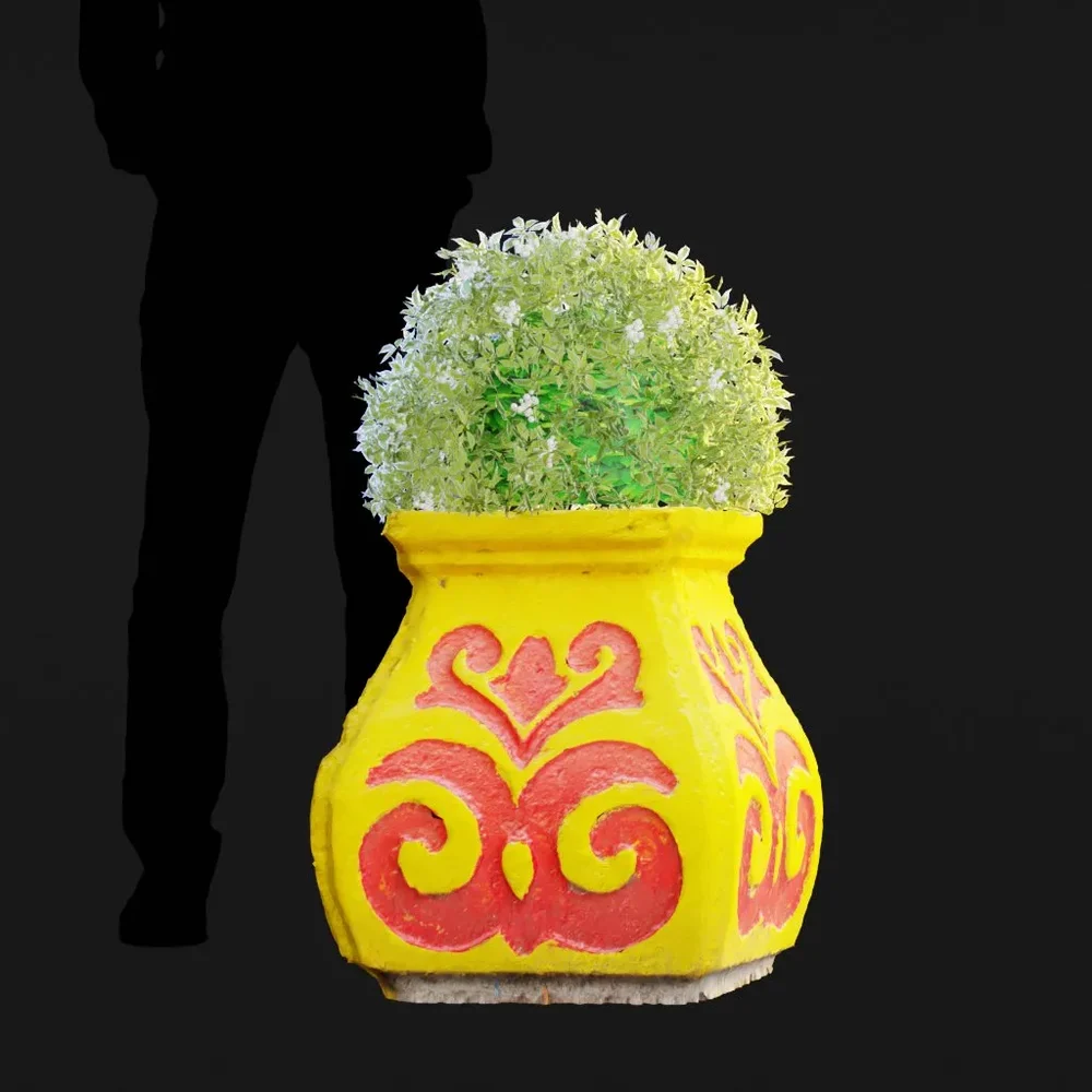 Kyrgyz National Flower Vase