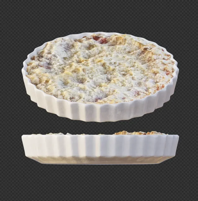 Streusel-Topped-Peach-Pie
