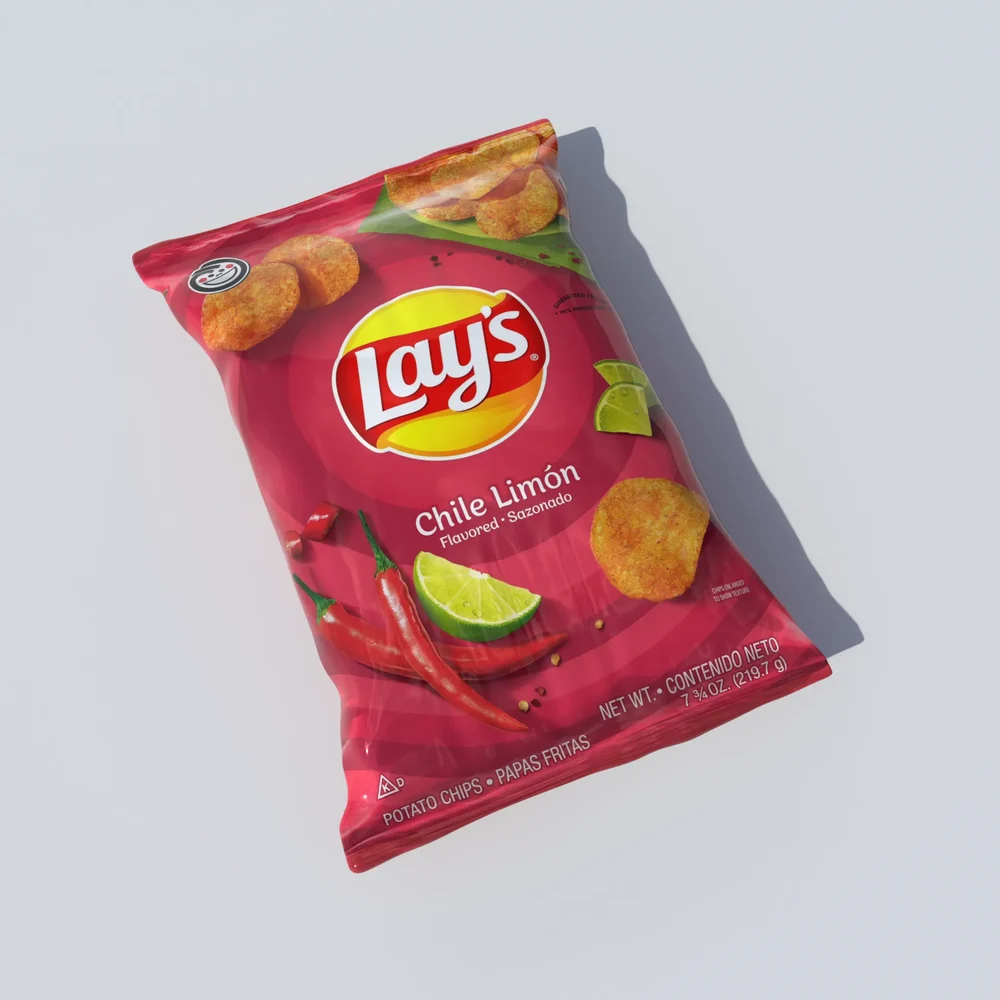 Lays Chile Limon Chips Bag