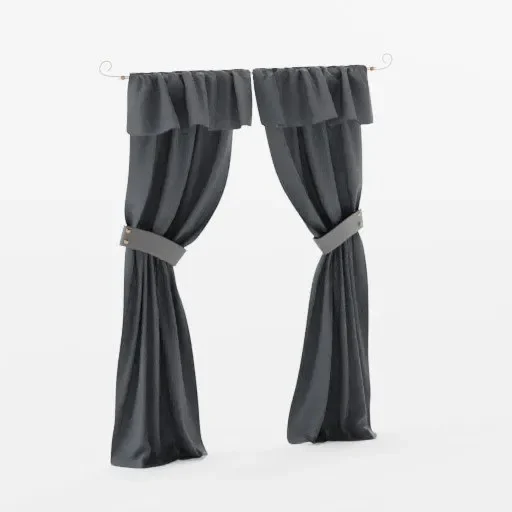Curtain Copper Black