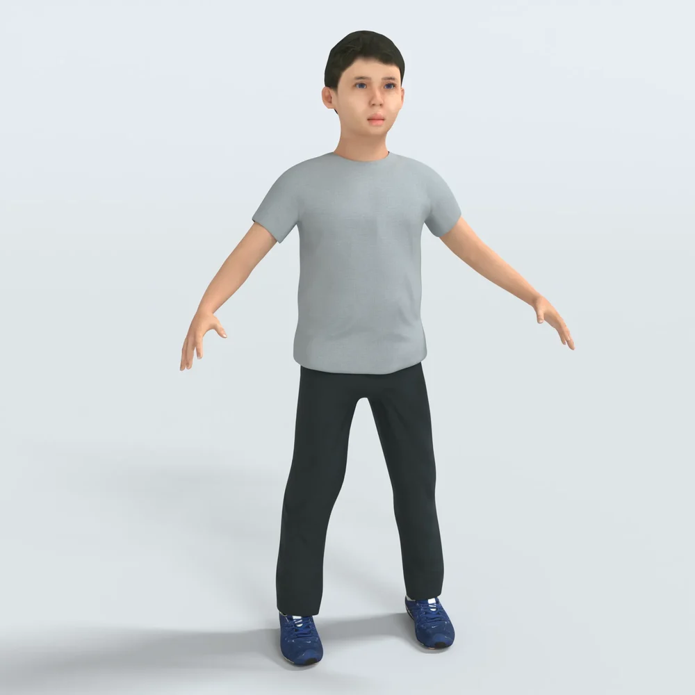 Luke Character Rigged