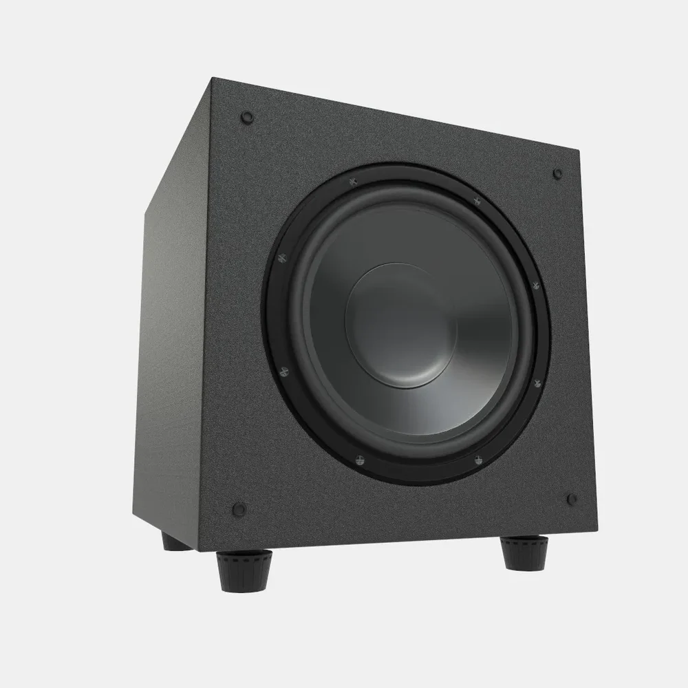 Hi-Fi Subwoofer Black Plastic