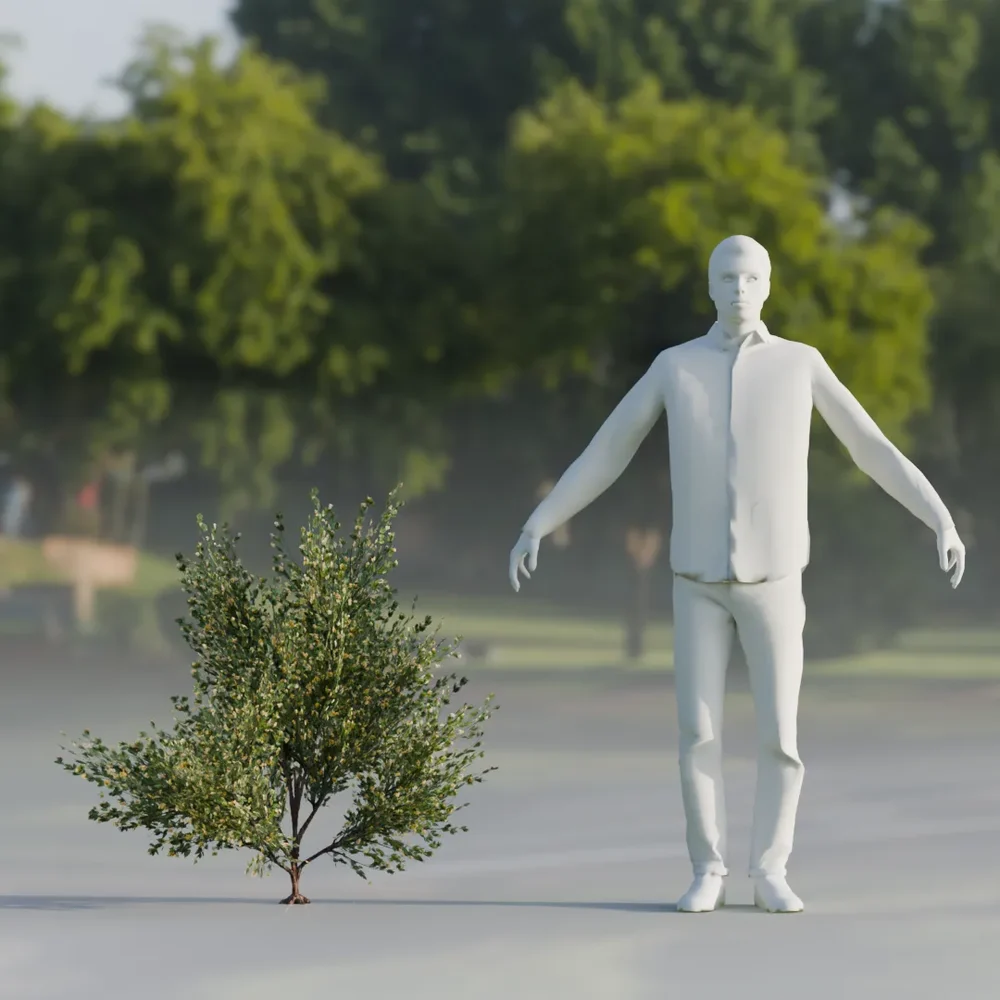Shurb Flower Lowpoly Animated
