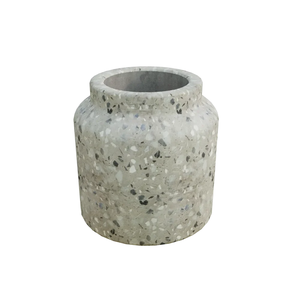 Beton Terrazo Vase Bottle-01
