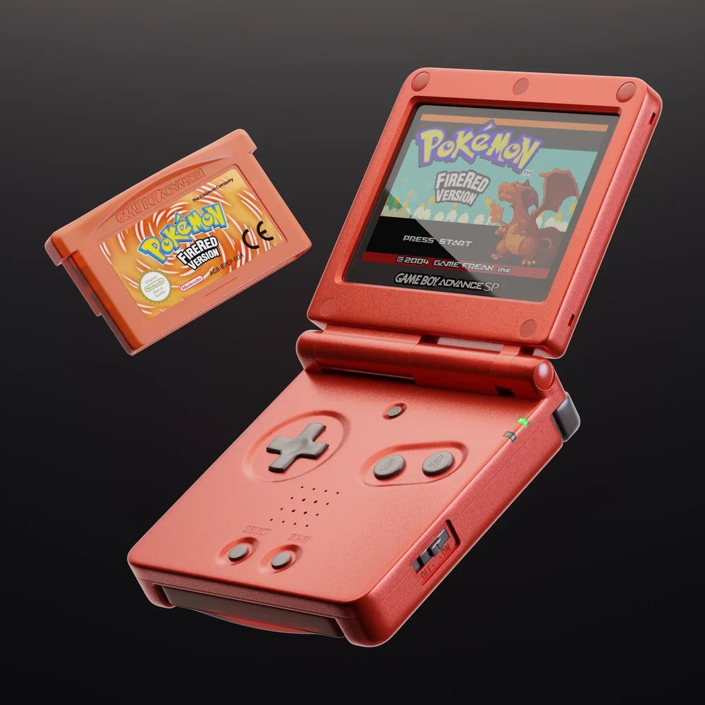 Game Boy Advance Sp + Cartridge