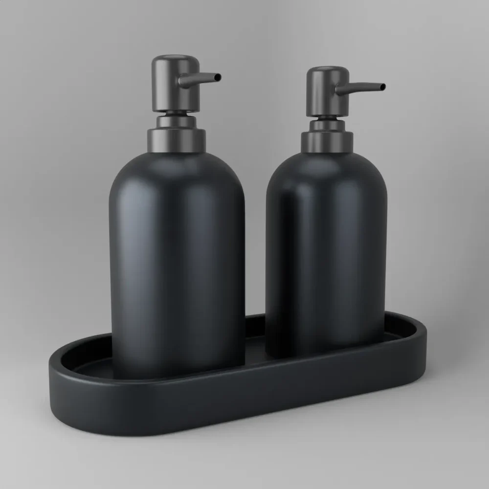 Soap Bottle Matt Black