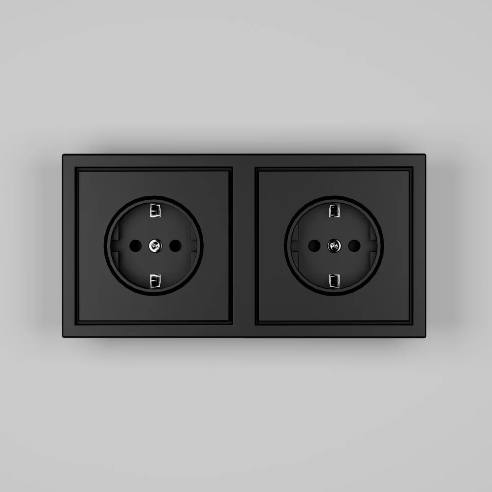 Black Wall Socket Hausmark Juna