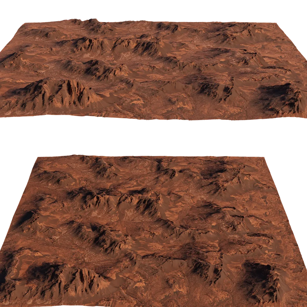 Fluvival Dunes Mountains