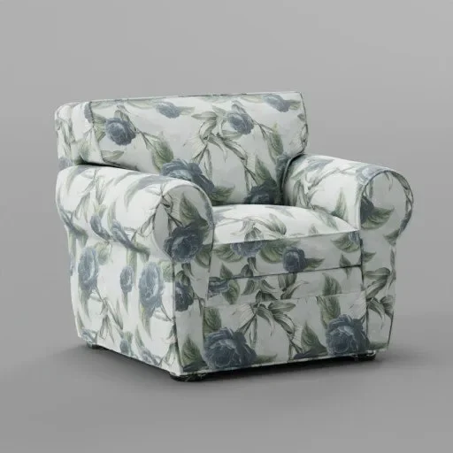 Floral Modern Armchair