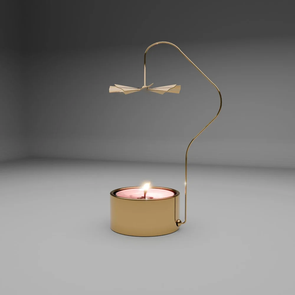 Simple Teacandle Mobile With Fire
