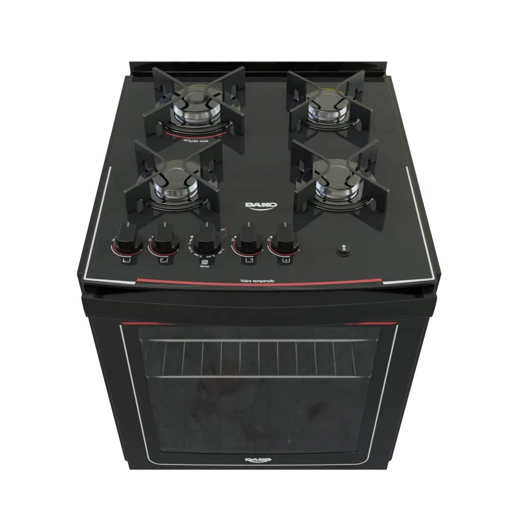 Built-In 4 Burner Stove Dako