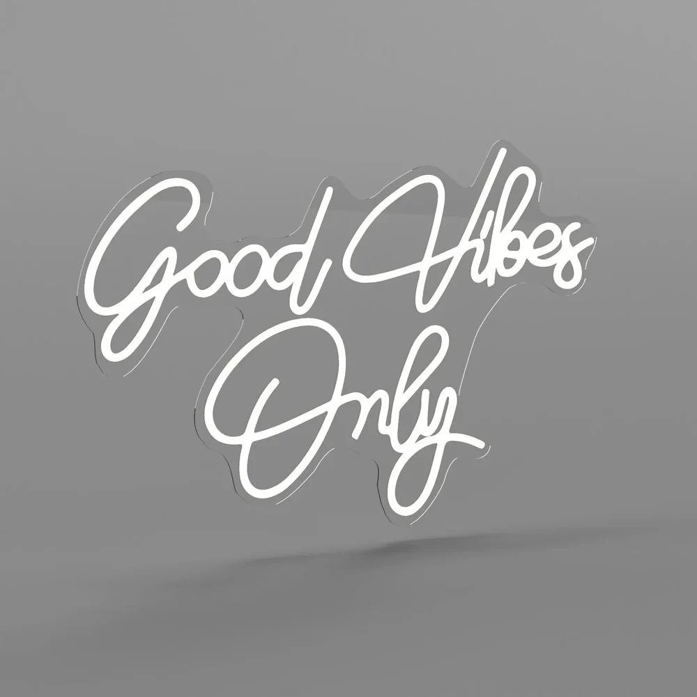 Good Vibes Only Neon Sign