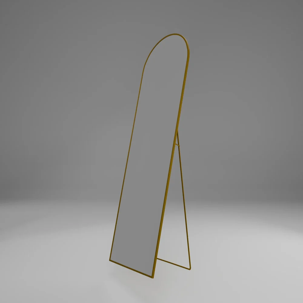 Shatterproof Metal Full Length Mirror