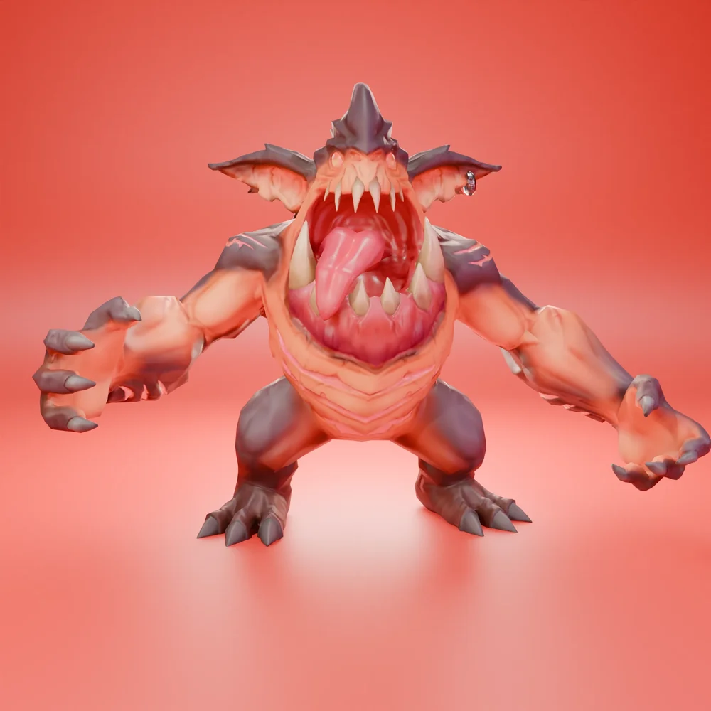 Little Monster V2- Rigged -Lowpoly