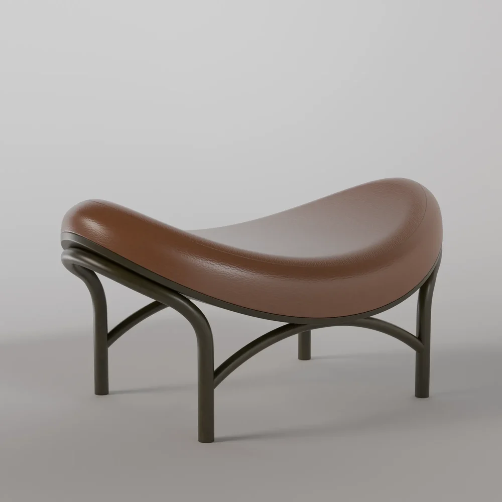 Chips Ottoman B580 - Forest Green