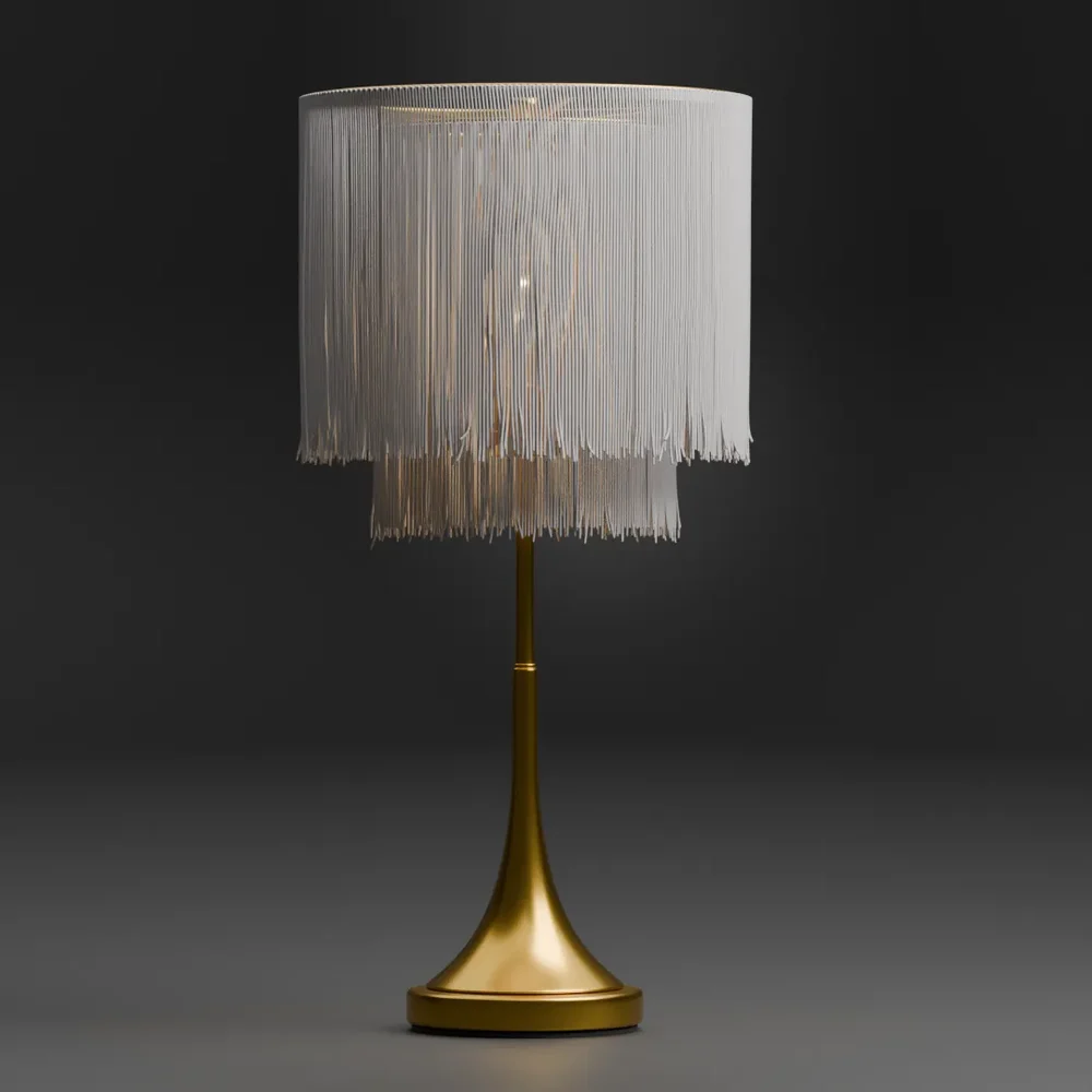 Fringe Table Lamp