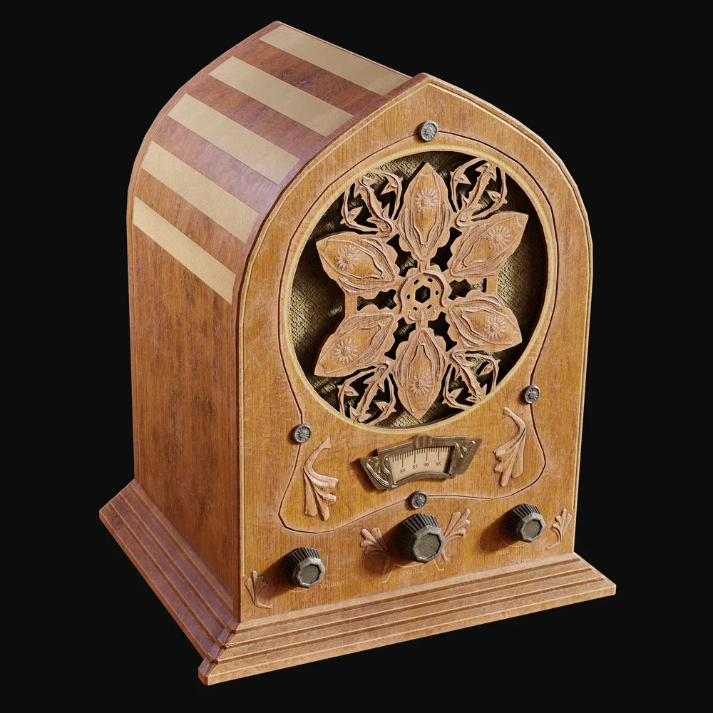 1930s Cathedral Tabletop Radio B