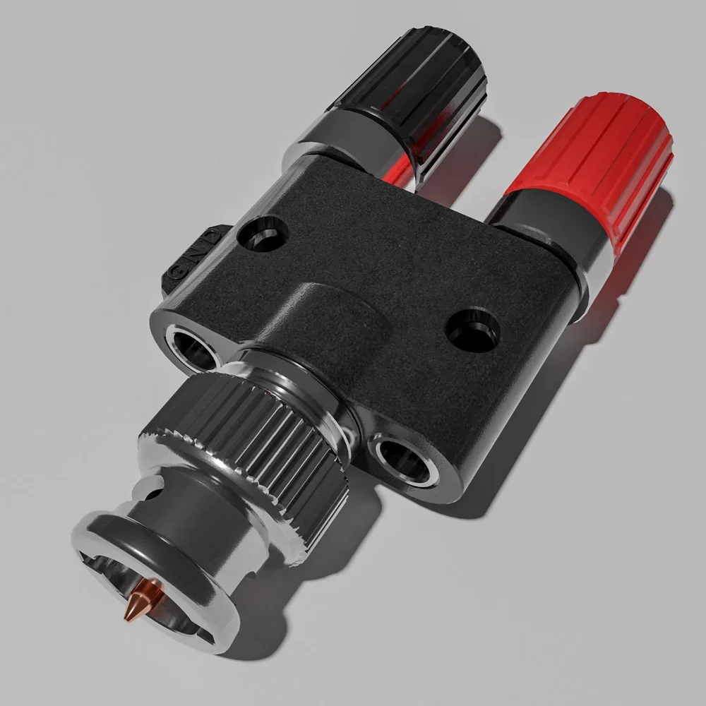 Oscilloscope Probe Adapter Bnc Plug To 2x 4mm Banana Socket.