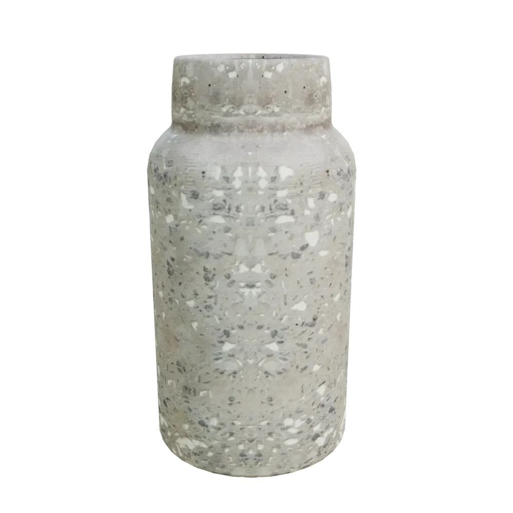 Beton Terrazo Vase Bottle-02