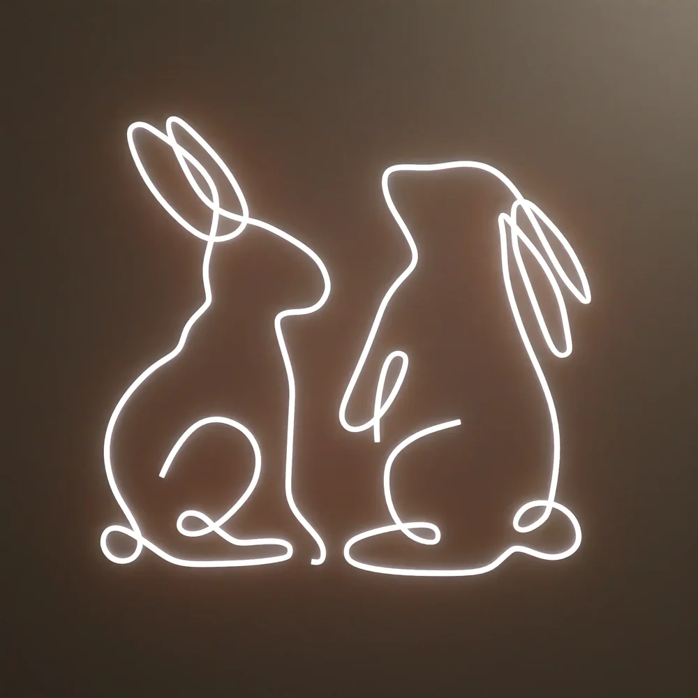 Rabbit Neon Sign Led
