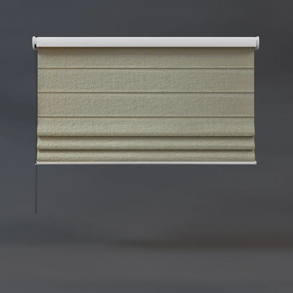 Roman Blinds Half Beige