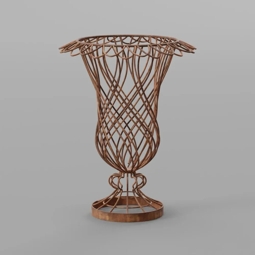 Handmade Metal Table Vase