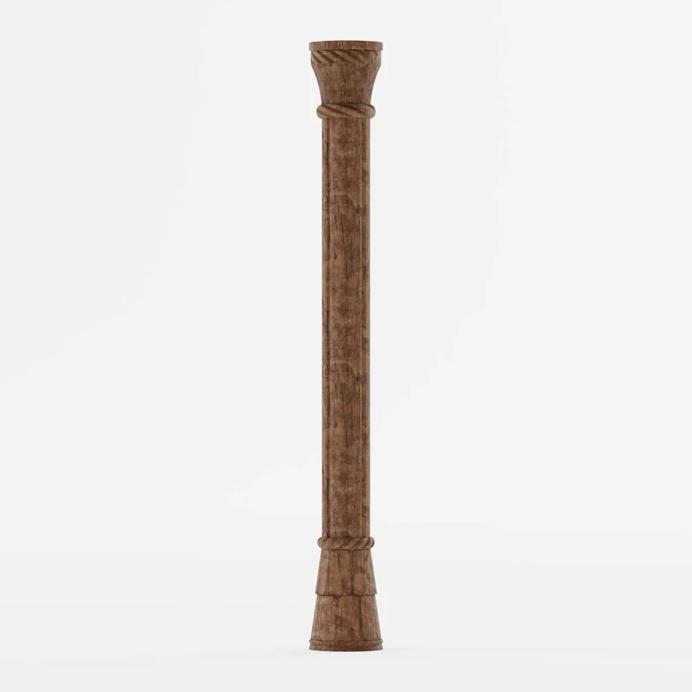 Carved Wood Column