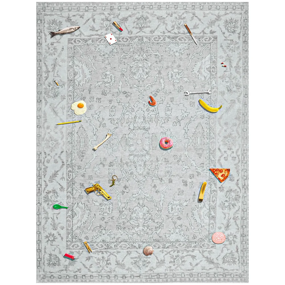 Playful Confetti Map Carpet