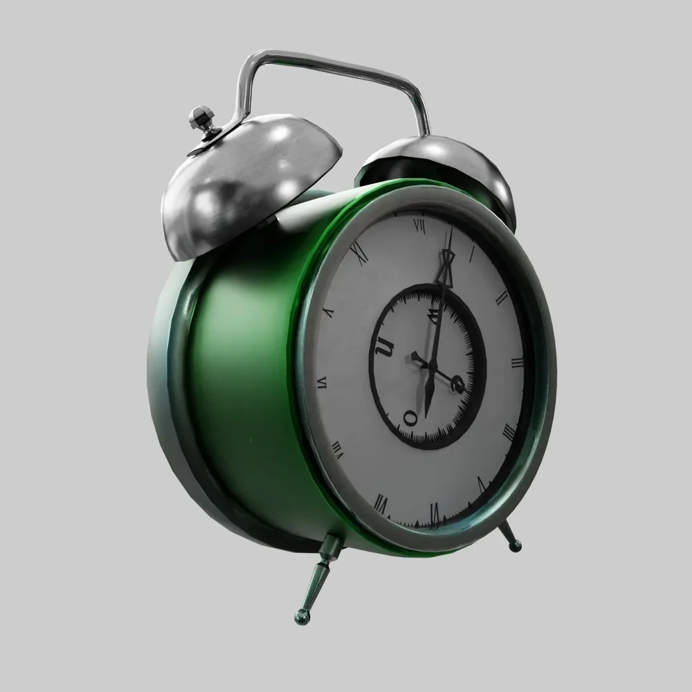 Cartoon Animated Alarm Clock